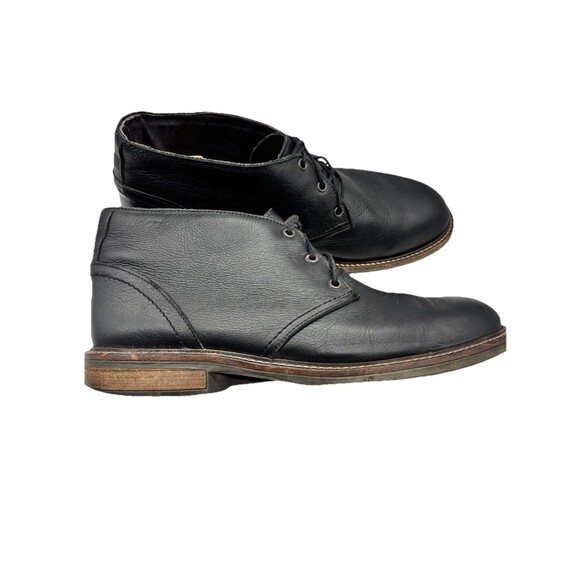 NAOT Pilot Chukka Boots Men’s Sz EU 44 10-10.5 Black Leather Lace Up Desert main image 11